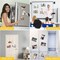 30 Pcs Magnetic picture frames for refrigerator 4x6-Magnetic photo frames,Black
